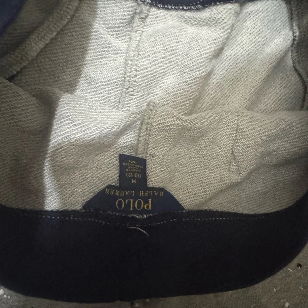 Ralph Lauren Gray and Navy Knit Shorts